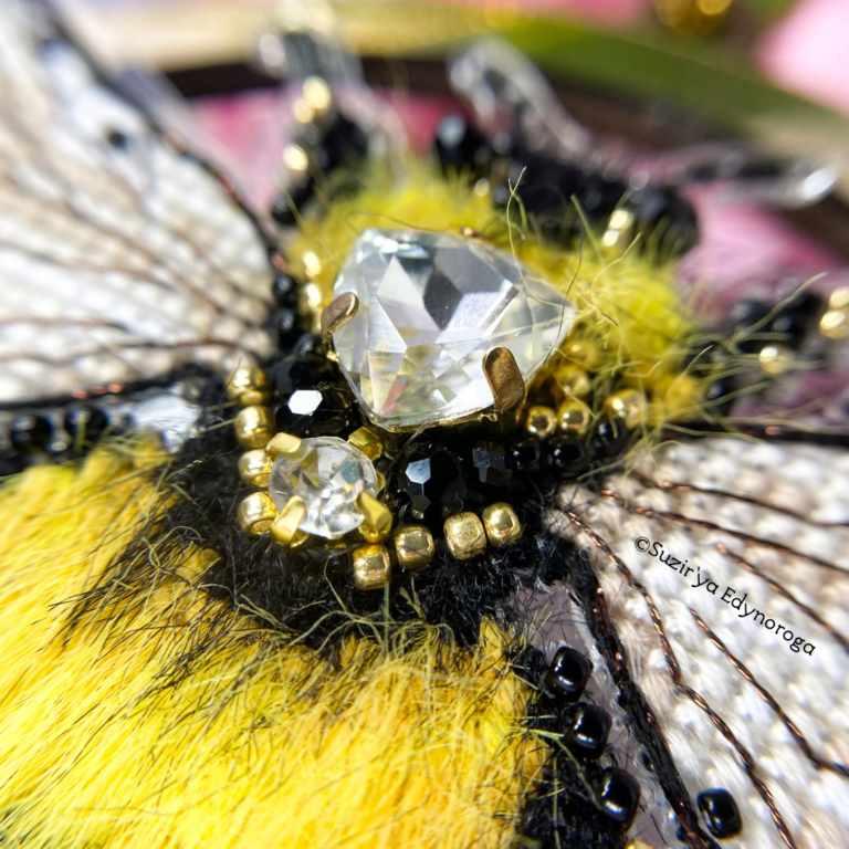 Bumble Bee Cross Stitch Ornament Kit.