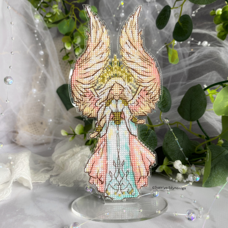Angel of light. Cross Stitch Ornament Kit.