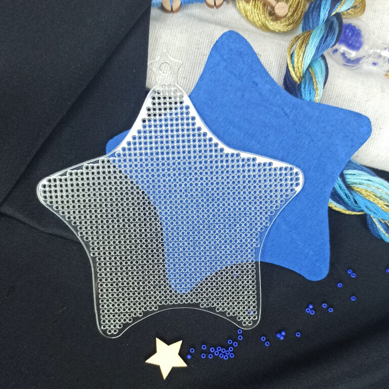 Radiance in the clouds Cross Stitch Ornament Kit.