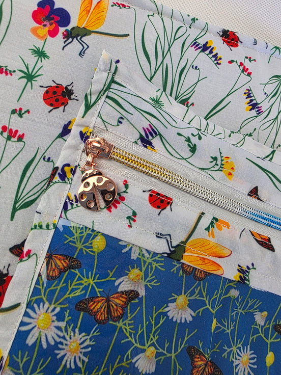 WIP Project Bag - Butterfly Meadow