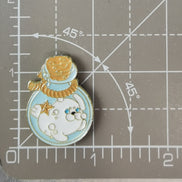 Needle Minder - Bottled Creatures. Seal Pup, Crab, Octopus, Jellyfish, Butterfly