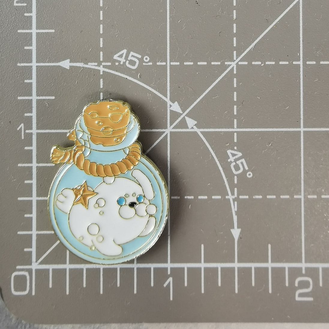 Needle Minder - Bottled Creatures. Seal Pup, Crab, Octopus, Jellyfish, Butterfly