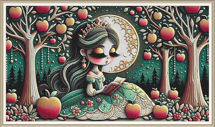 Pomme Princess PDF Cross Stitch Pattern Chart