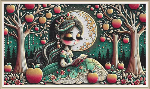 Pomme Princess PDF Cross Stitch Pattern Chart