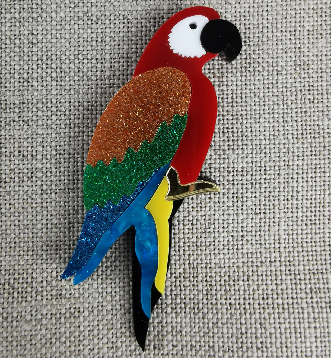 Needle Minder - Luxury Glitter Parrot / Toucan