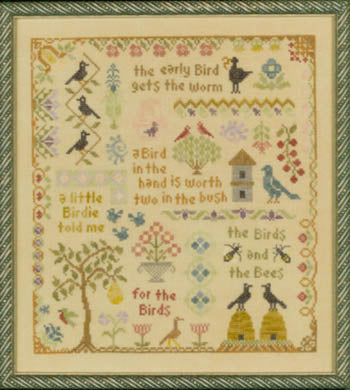 Elizabeth's Designs - Antique Bird Sampler
