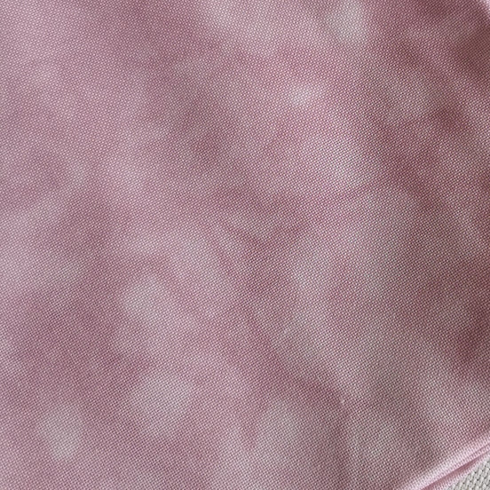 Aida / Evenweave - Crushed Petal Pink - (printed)
