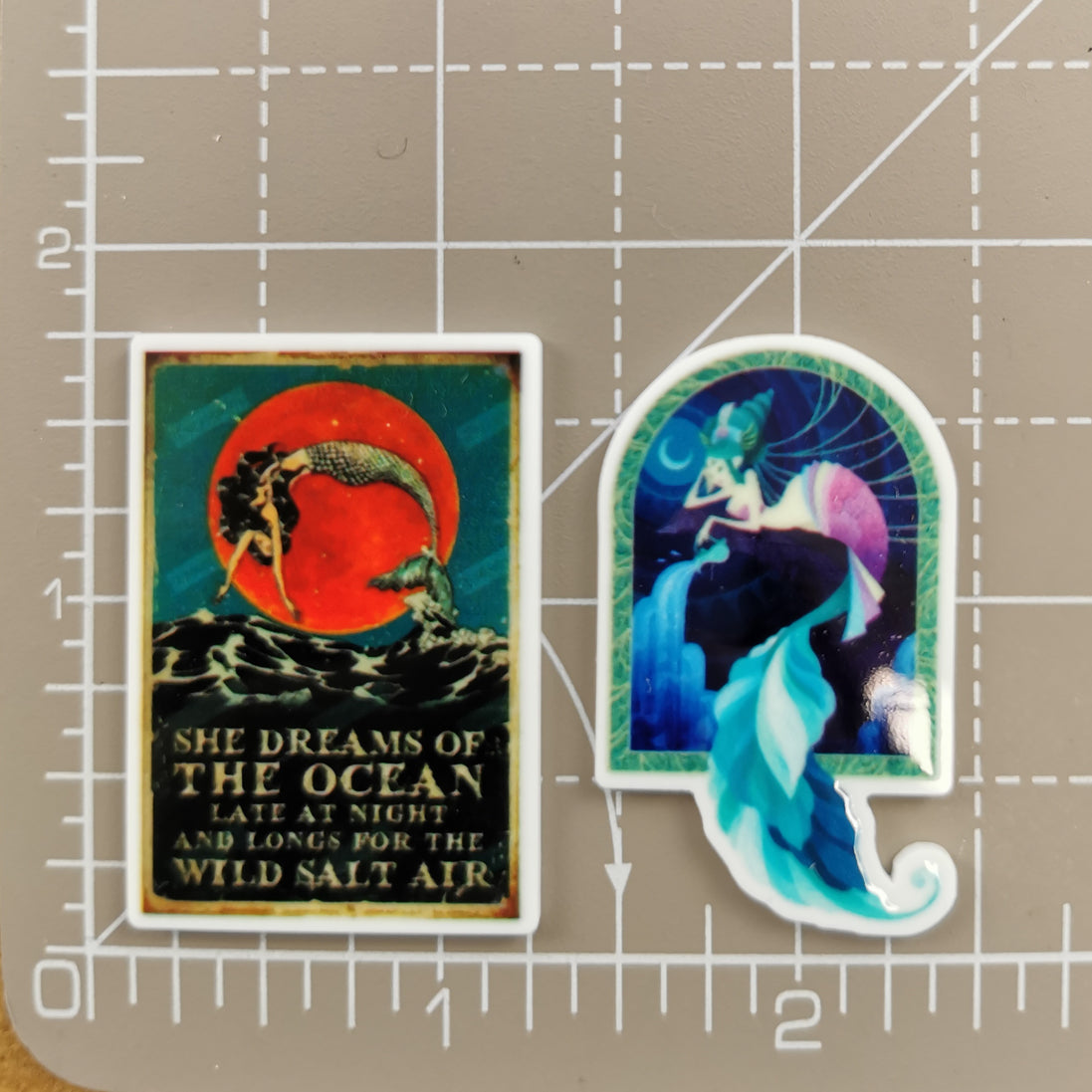 Needle Minder - Elegant Moonlight Mermaid. Mermaid Dreams Wild Salt Air.