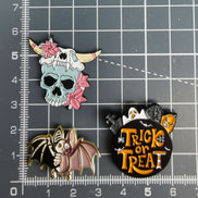 Needle Minder - Spooky Bat, Floral Skull, Trick & Treat