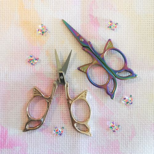 Butterfly Embroidery Scissors with Cover