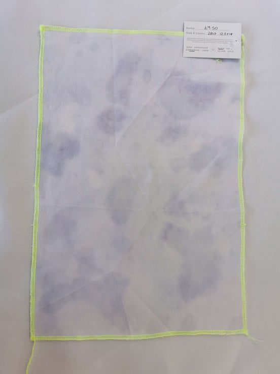 A64 Hand Dyed. 28ct Evenweave (12.5x18)