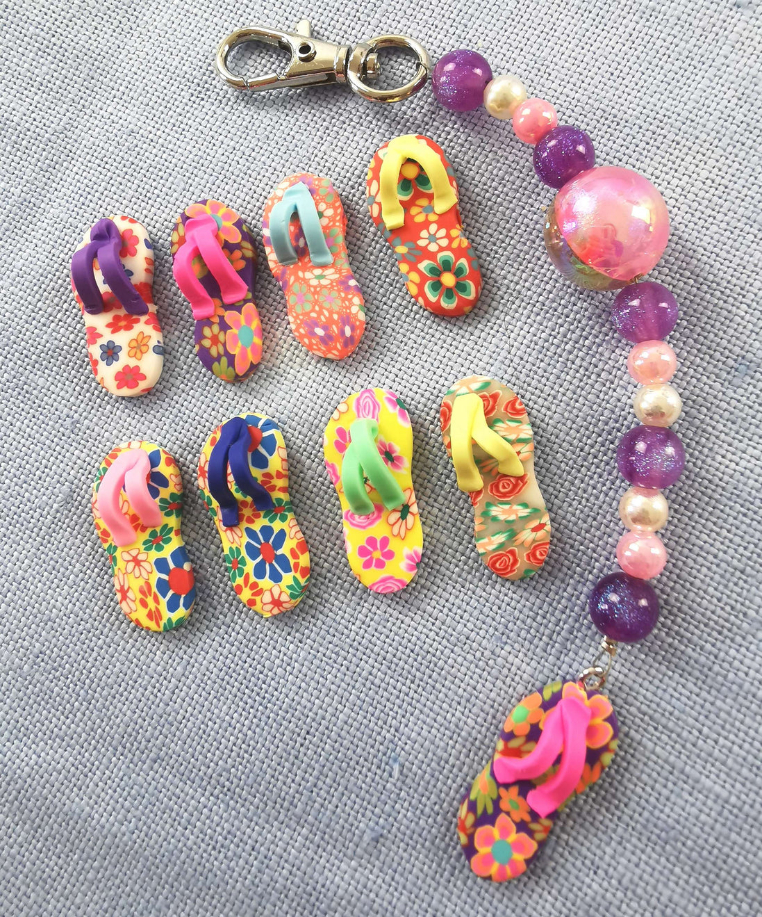 Scissor Keep Minder Set Or Individual - Summer Flip Flop