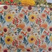 WIP Project Bag - sunflower sheep