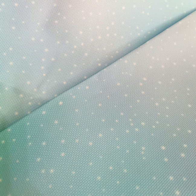 Aida / Evenweave - Snow Flurry OMBRE - (printed)