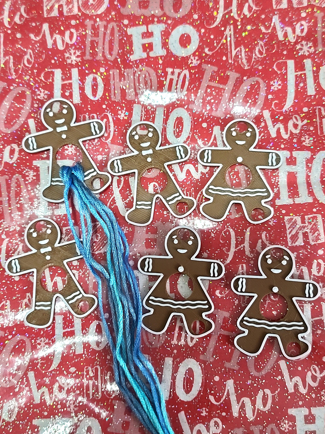Gingerbread Cookie Floss Drops