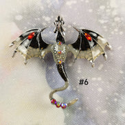 Needle Minder - Enamel Crystal Dragon