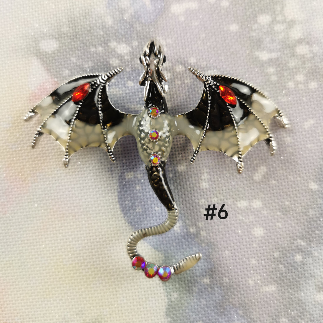 Needle Minder - Enamel Crystal Dragon