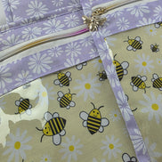 WIP Project Bag - Lilac Bee
