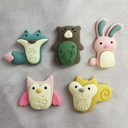 Needle Minder - Woodland Friends. Owl, Fox, Squirrel, Bear, Rabbit.