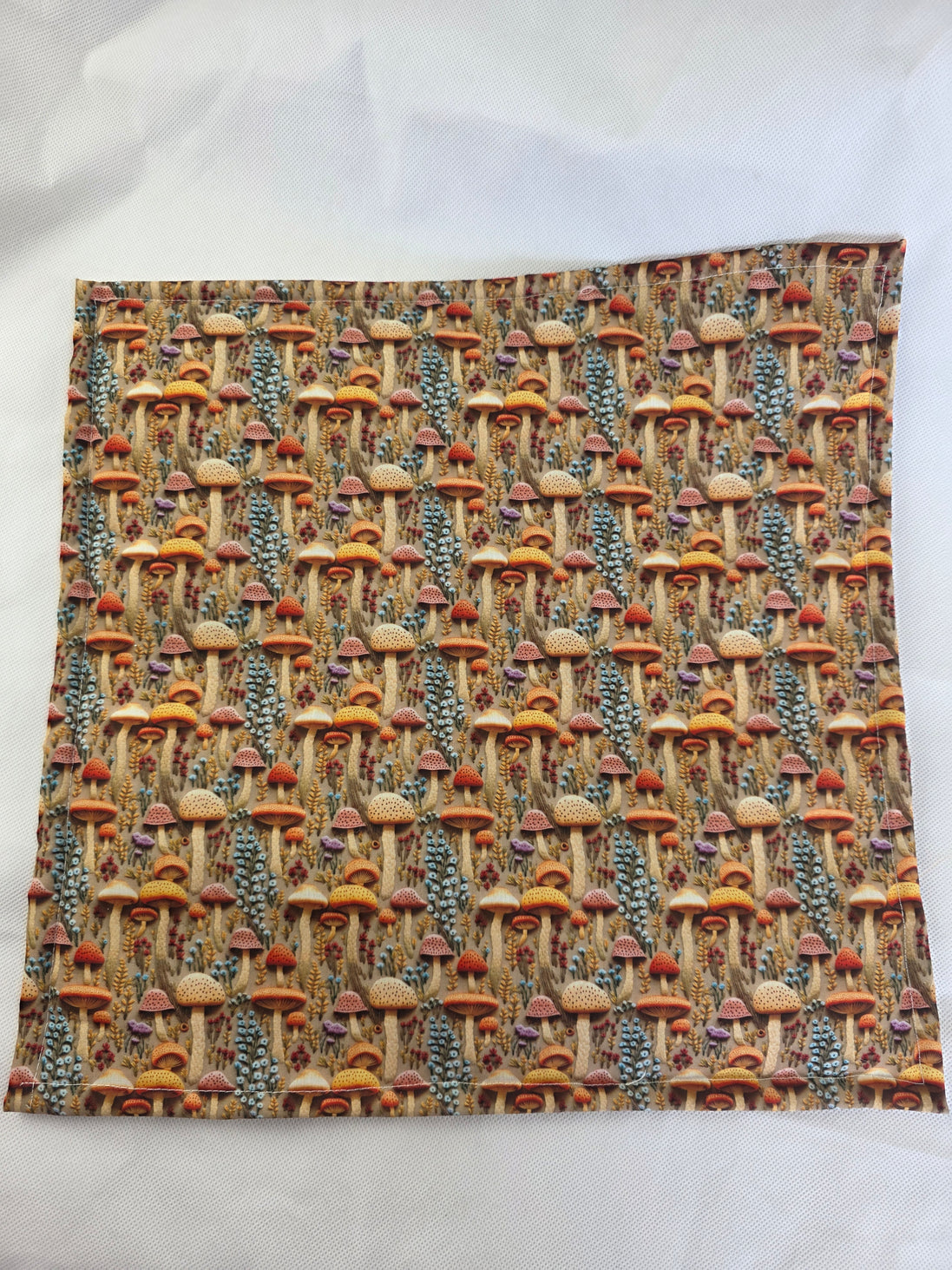 WIP Project Bag - Autumn Toadstools