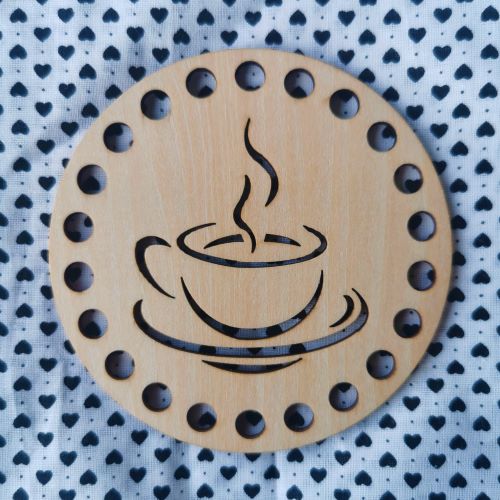 Coffee Wooden Thread Organiser Floss Sorter.