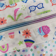 WIP Project Bag - Tropical Doodles & Dots