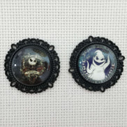Needle Minder - Oogie & Pumpkin King Gothic. Nightmare Christmas. Halloween.