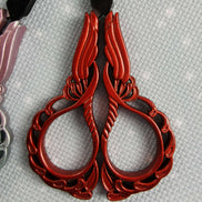 Ornate Heavy Weight Embroidery Scissors with Cover