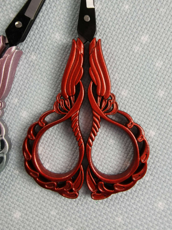 Ornate Heavy Weight Embroidery Scissors with Cover