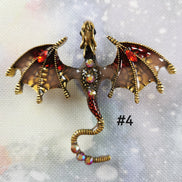 Needle Minder - Enamel Crystal Dragon