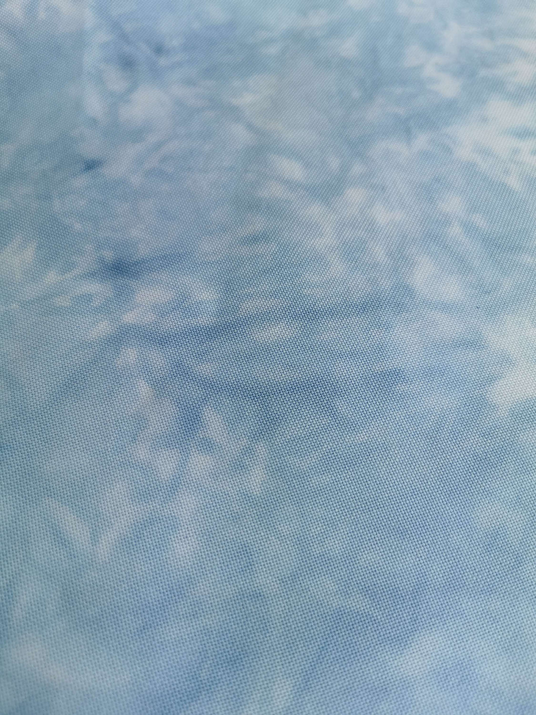 Into The Blue (pc1)  Hand Dyed. 32ct Evenweave (36x54)