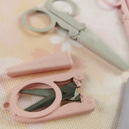 Pastel Folding Embroidery Scissors with Silicone Matching Cover