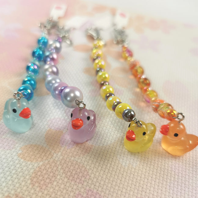 Beaded Scissor Keep. Rubber Duckie