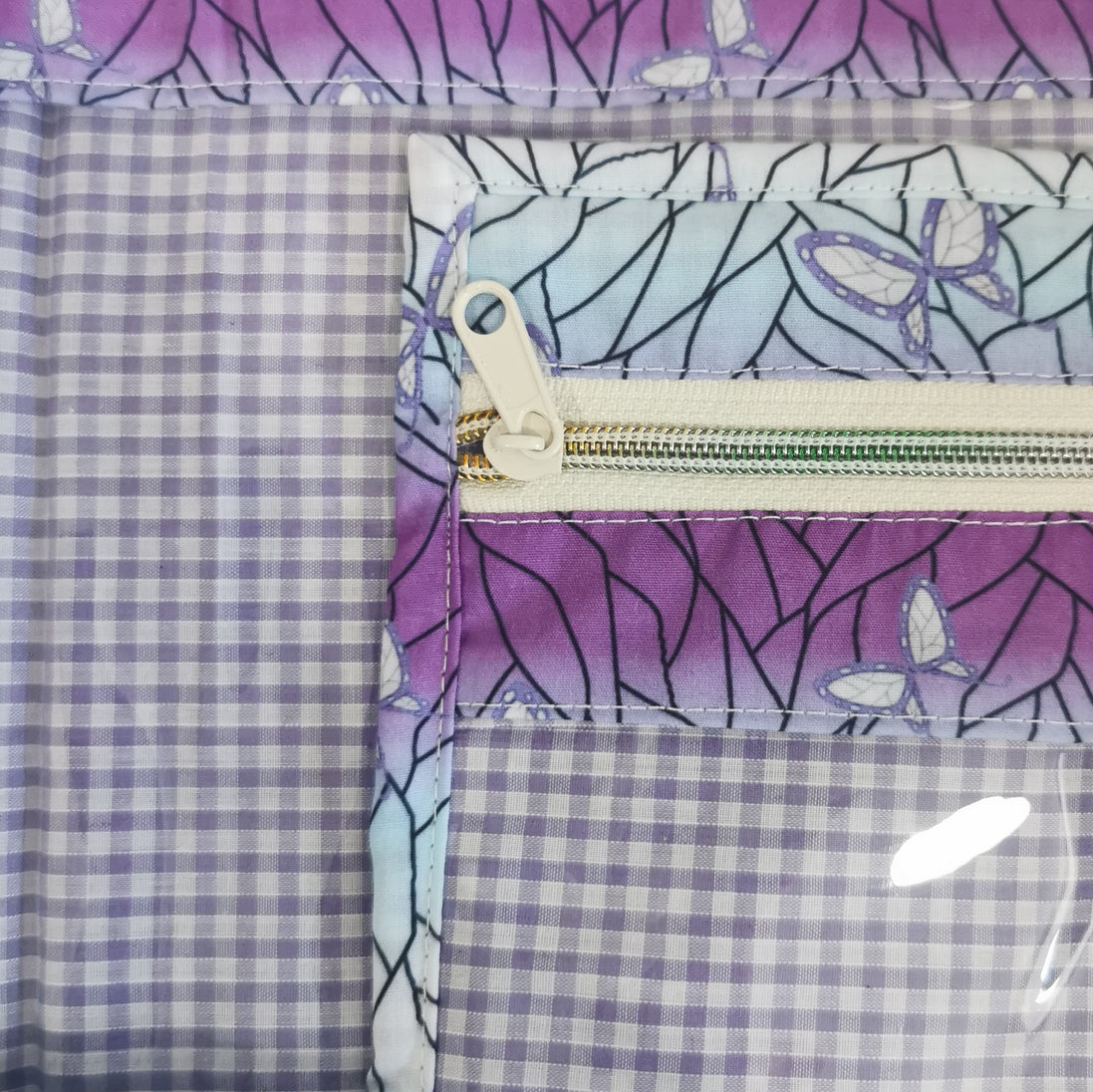 WIP Project Bag - Violet Flutter