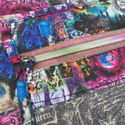 WIP Project Bag - Haunted Mansion GLITTER front
