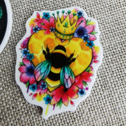 Needle Minder - Round Night Bee / Floral Queen Bee