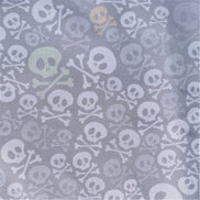 Aida / Evenweave - Skully (printed)