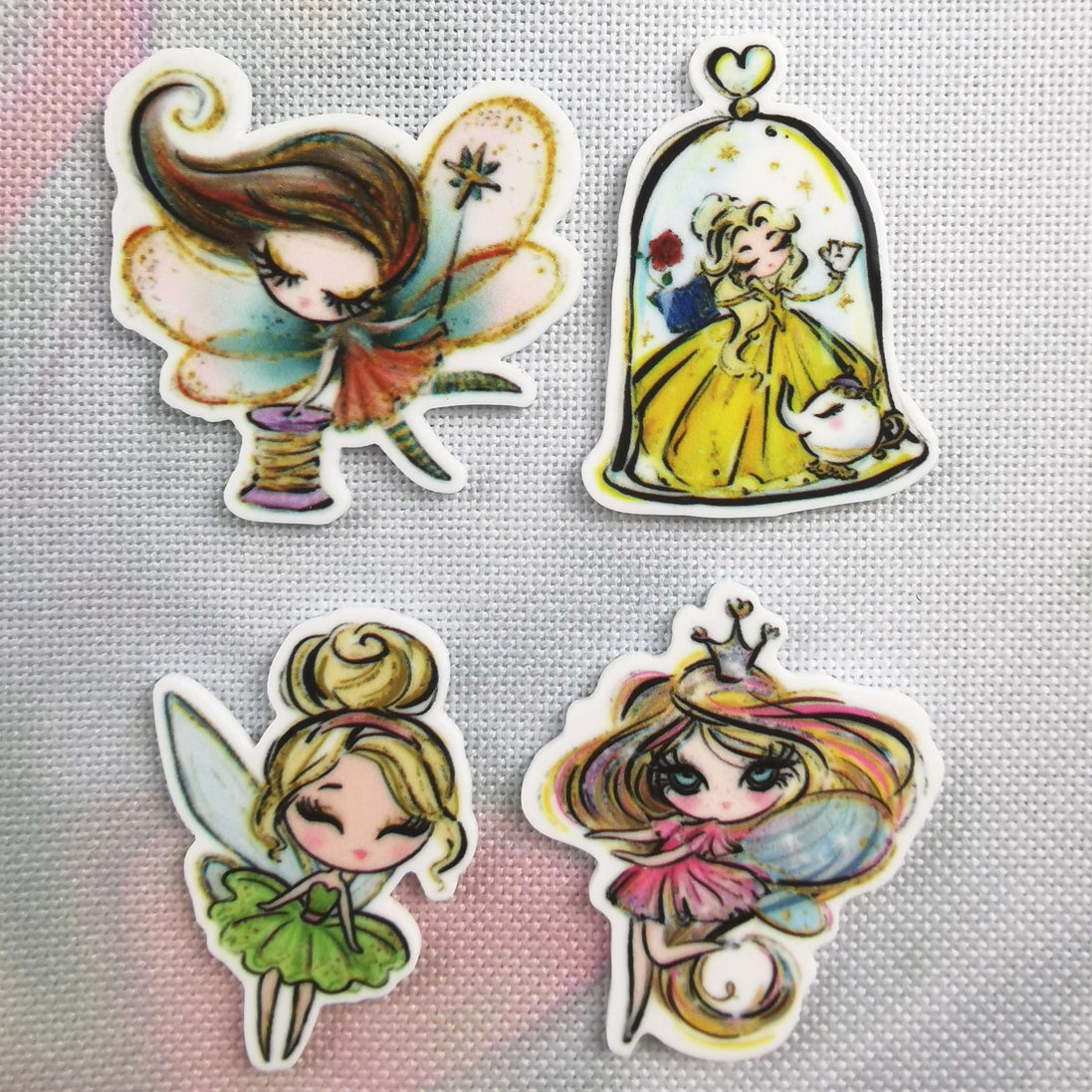 Needle Minder - Fairy Princess, Sewing Fairy, Tink, Beauty Beast Dome