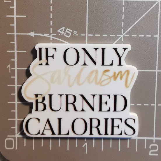 Needle Minder - Humour. If Only Sarcasm Burned Calories.