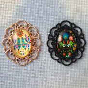 Needle Minder - Framed Folk Art
