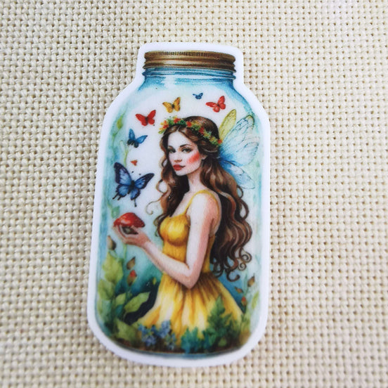 Needle Minder - Beautiful Fairy Jar