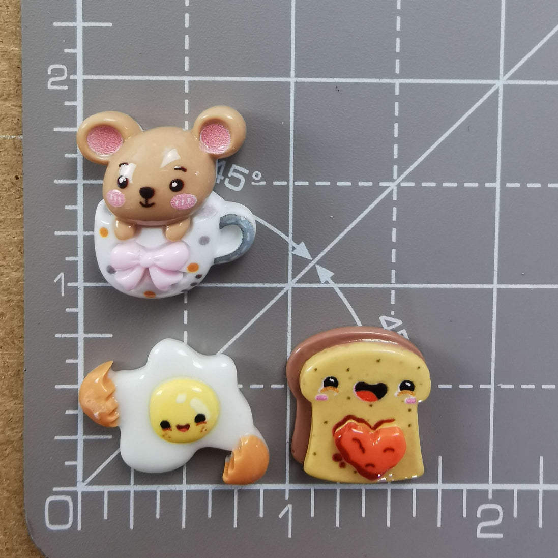 Needle Minder - Eggs & Toast Breakfast & Cup of Tea Mouse