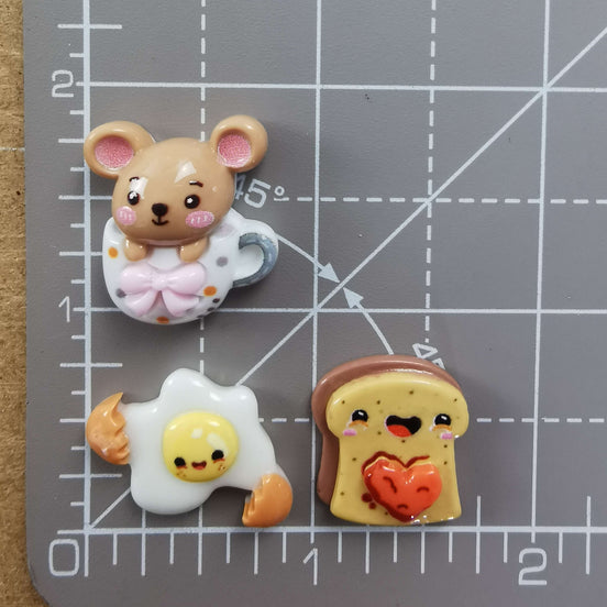 Needle Minder - Eggs & Toast Breakfast & Cup of Tea Mouse