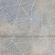 Aida / Evenweave - Golden Cobweb - (printed)