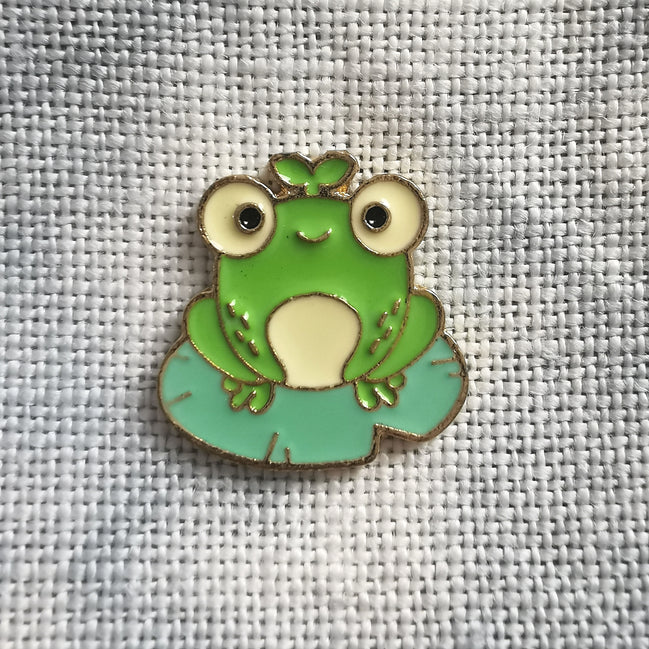 Needle Minder -  Lilypad Frog