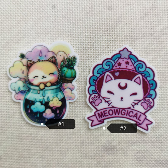 Needle Minder - Meowgical Kitty, Cute Cat in a Jar