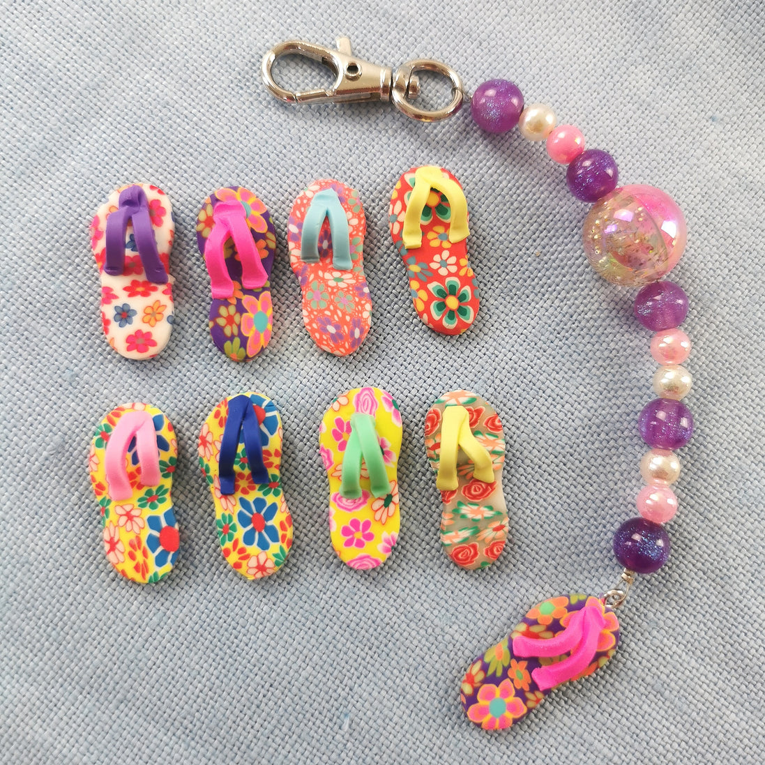 Scissor Keep Minder Set Or Individual - Summer Flip Flop