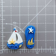 Needle Minder - Sail Boat & Flip Flop.
