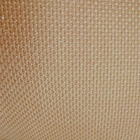 Aida / Evenweave - Solid Colour - Pumpkin Spice SPARKLE  - (printed)