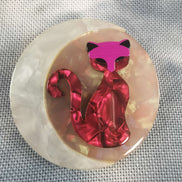 Needle Minder - Luxury Layered Acrylic Moon Cat